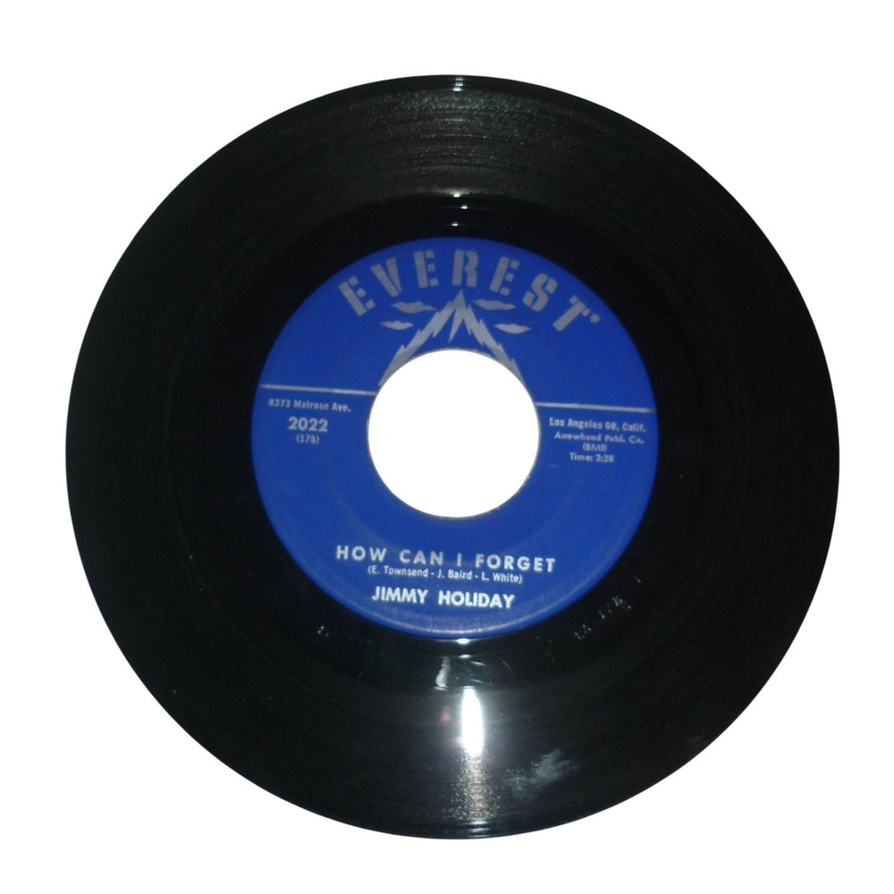 Jimmy Holiday How Can‎ I Forget / Janet Everest 2022 7" 45 RPM Vinyl Soul Single